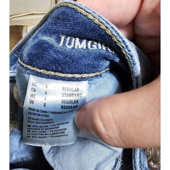 American Eagle Outfitters Denim Jeans, 3 button down, Size 4 Regular‎ (RN 54485) - Picture 6 of 9